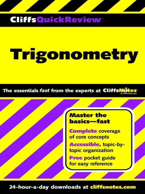 Title details for CliffsQuickReview Trigonometry by David A. Kay - Available